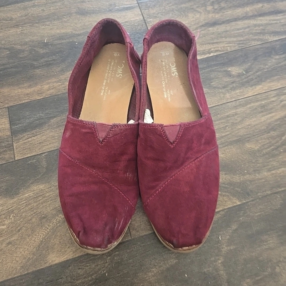 🪴Toms Burgundy Flats